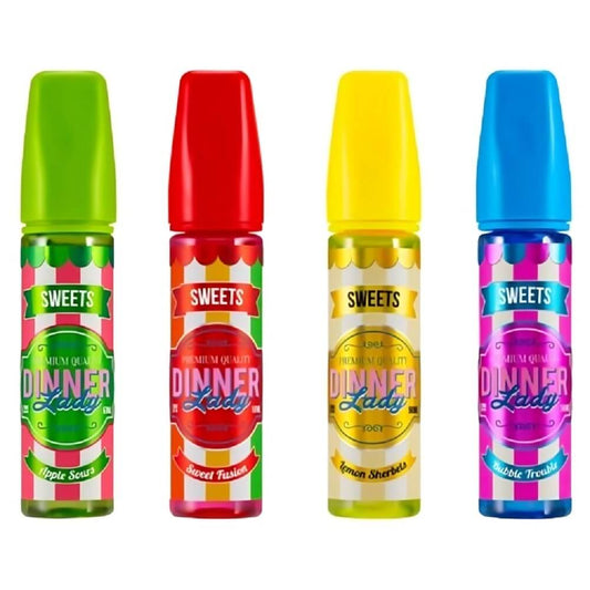 Dinner Lady Shortfill 50ml | Sweet E-Liquid UK