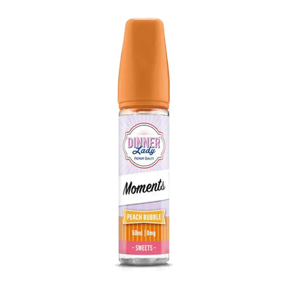 Dinner Lady Shortfill 50ml, Peach Bubble Flavour
