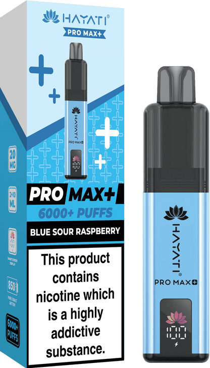 Hayati Pro Max Plus 6000 Puff Prefilled Pod Kit - Box of 5