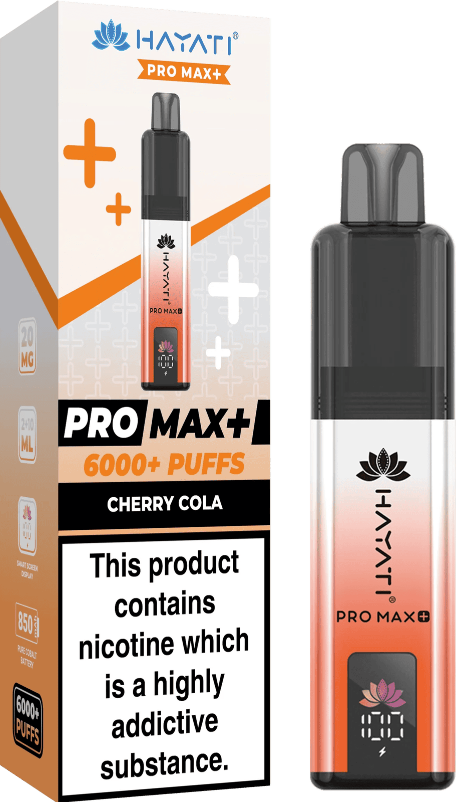Hayati Pro Max Plus 6000 Puff Prefilled Pod Kit - Box of 5