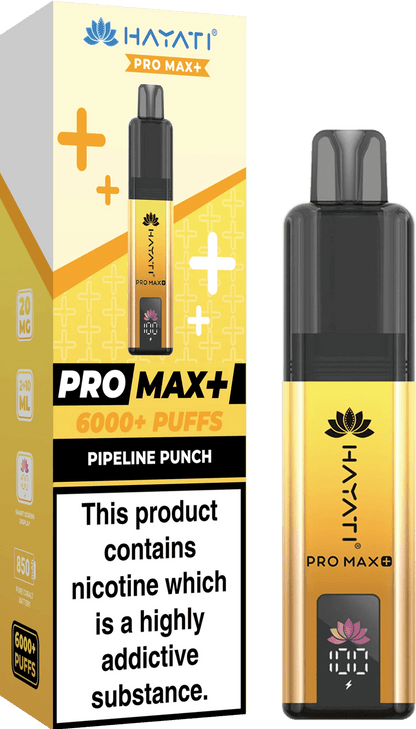 Hayati Pro Max Plus 6000 Puff Prefilled Pod Kit - Box of 5