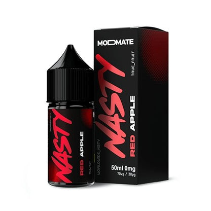 Nasty Juice 50ml Shortfill All Ranges, Red Apple Flavour 