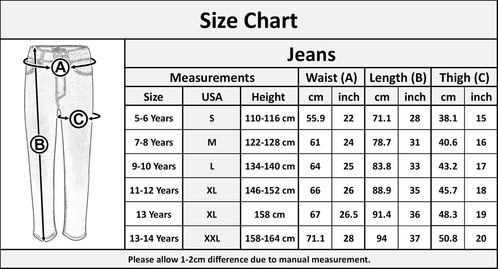 A2Z 4 Kids Boys Relaxed Straight Fit Cut Jeans for Teens Cotton Jean Age 5-13 Yr - Image 2