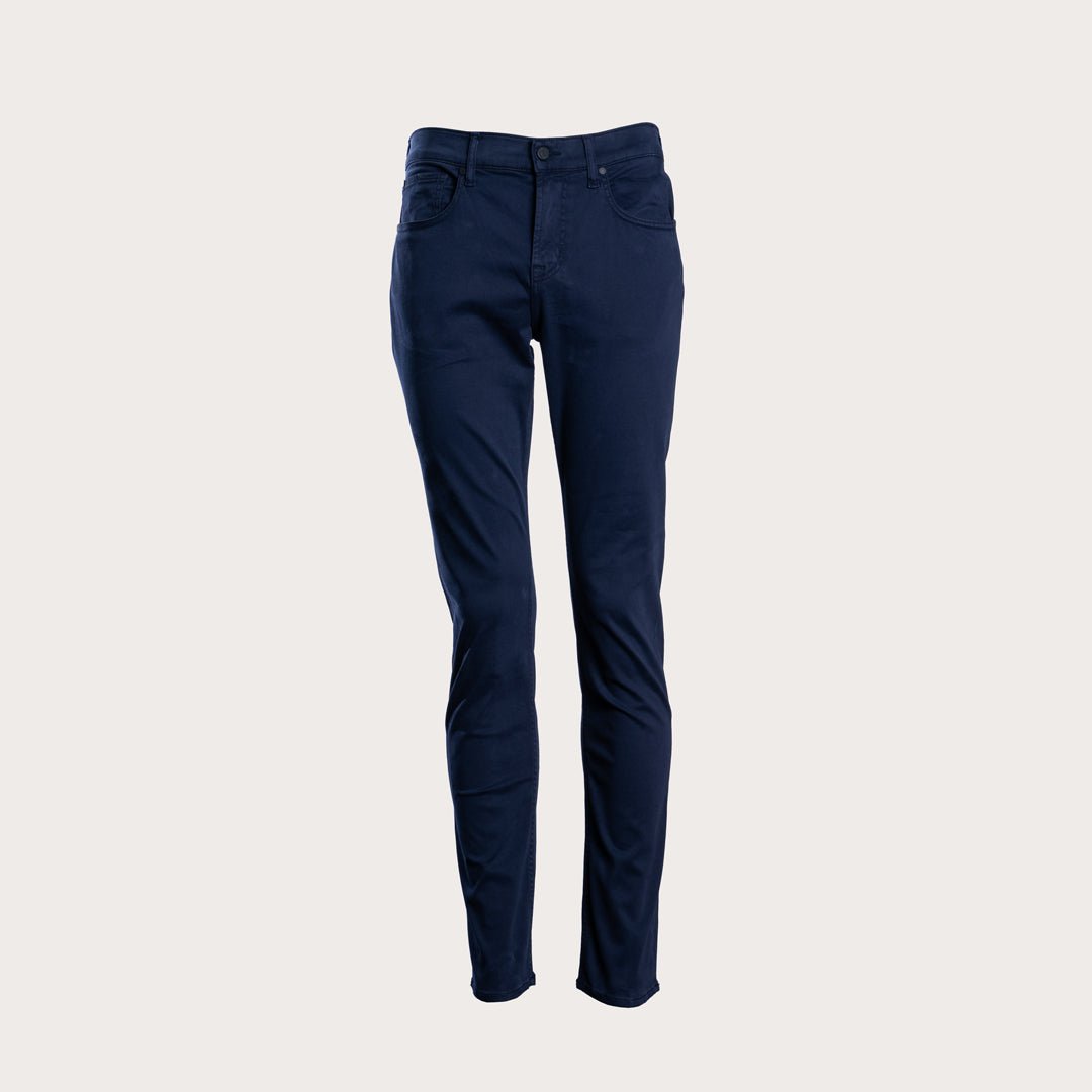 Slimmy Stretch Sateen Jeans – Navy