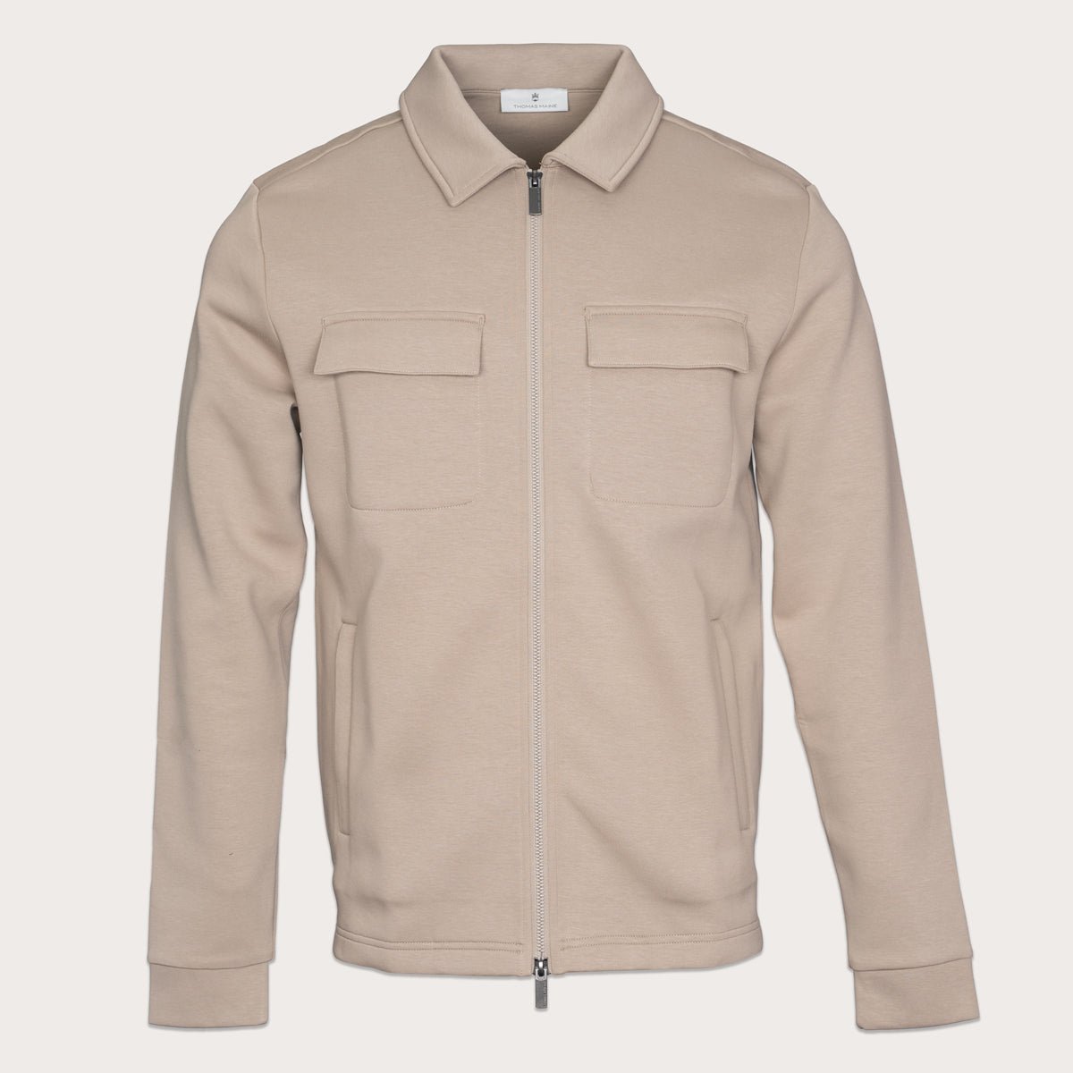 Jersey Sweatvest – Beige