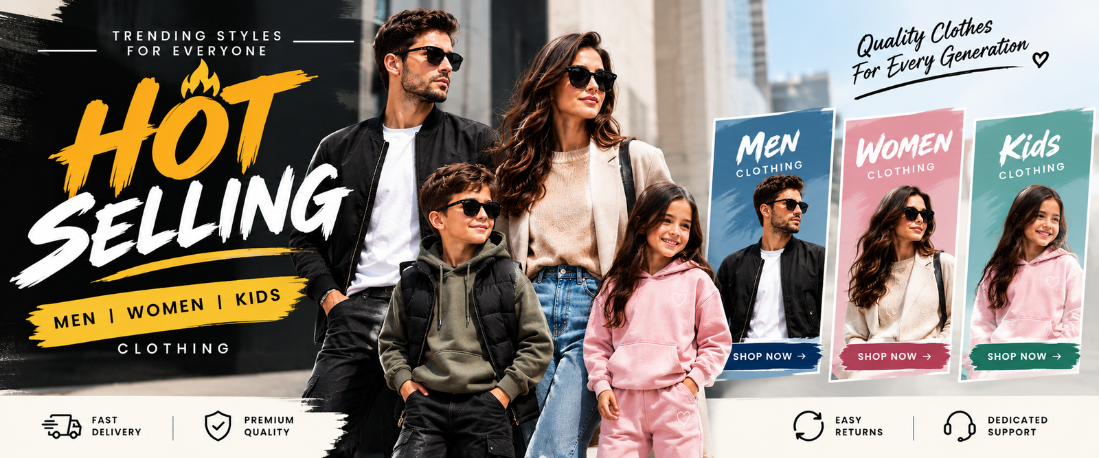 hot selling fashion for every generation