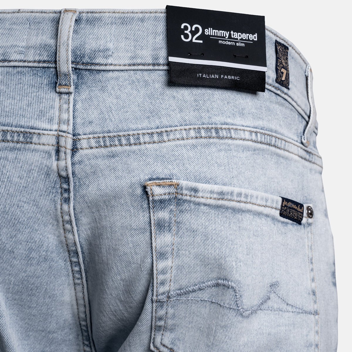 Slimmy Tapered Left Hand Coronado Jeans – Light Blue - Image 3