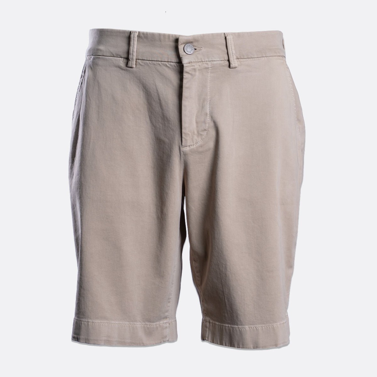 Chino Shorts Comfort Sateen – Mud