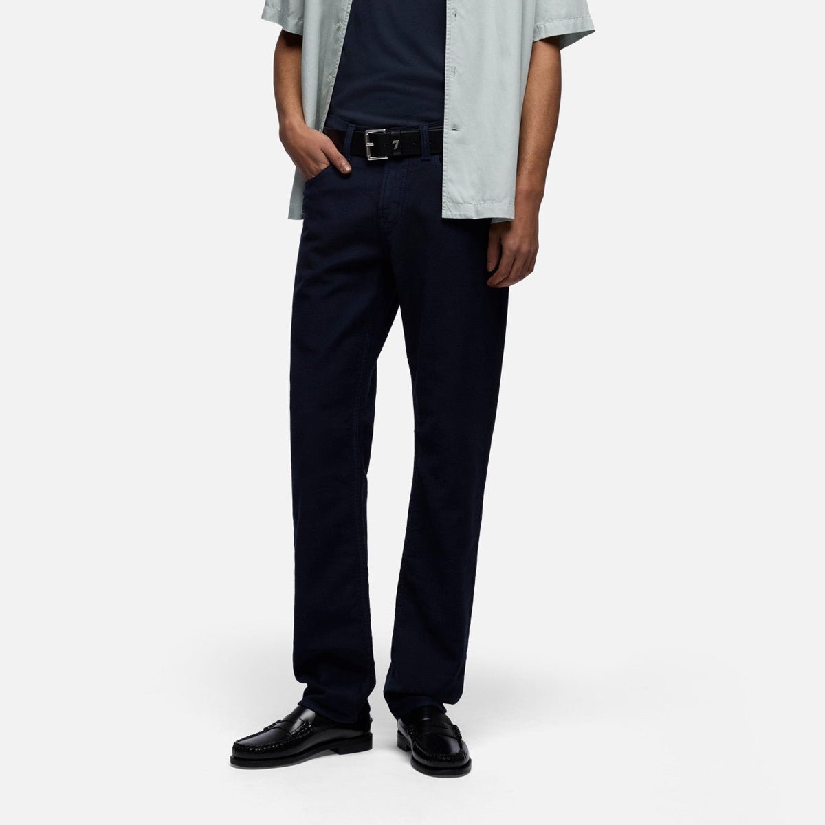 Slimmy Luxe Motion Trousers - Ultramarine - Image 4