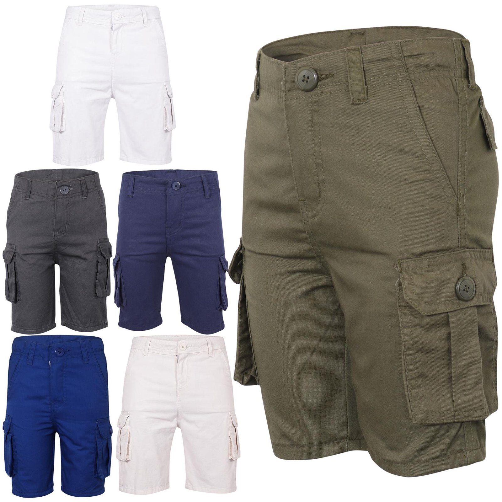 Kids Boys Summer Cargo Shorts
