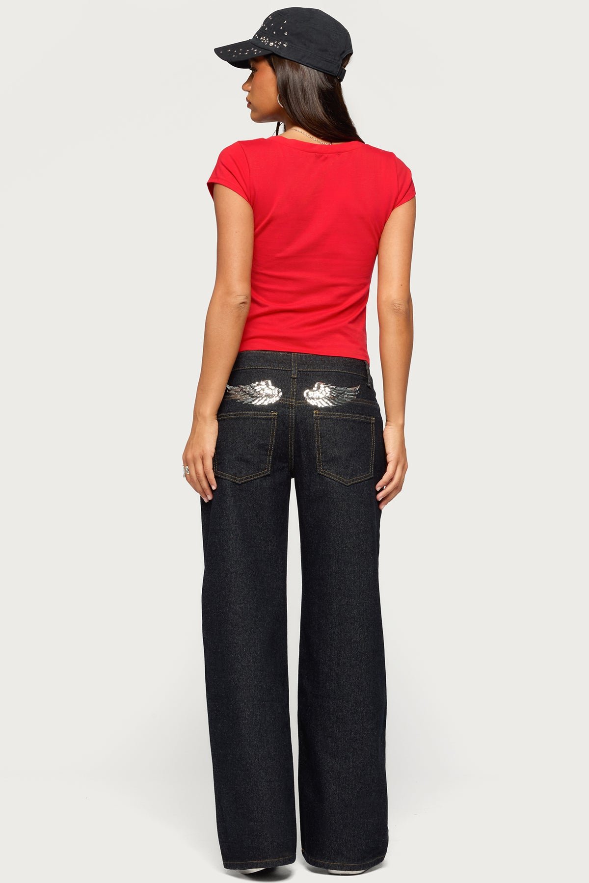 Angel Babe Low Rise Baggy Jeans - Image 4