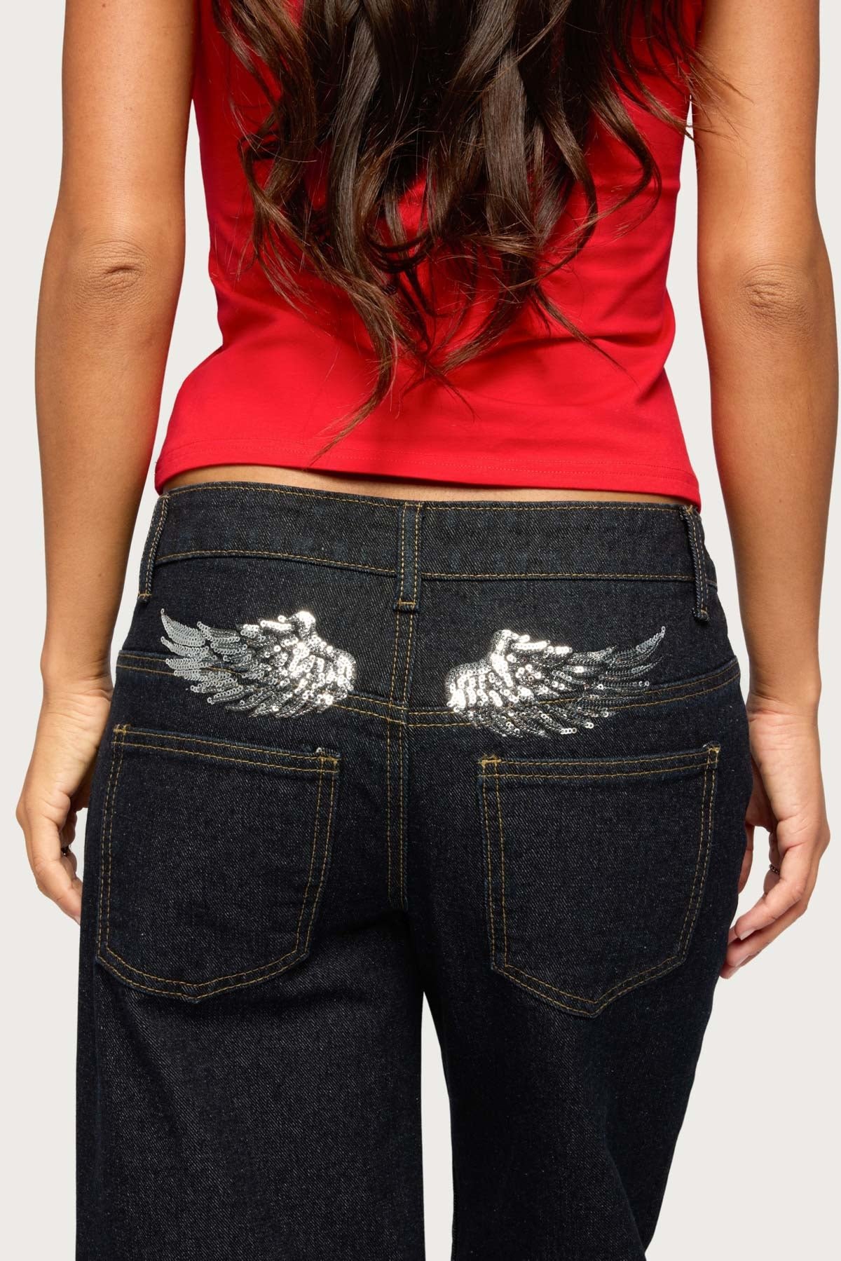 Angel Babe Low Rise Baggy Jeans - Image 7